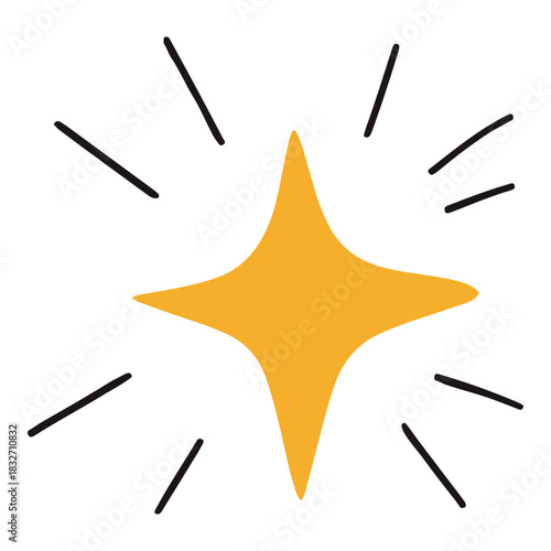 Shining Star Sparkle Doodle