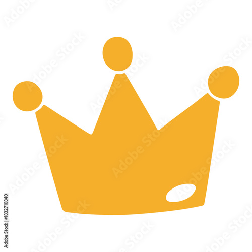 Golden Royal Crown Doodle