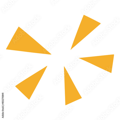 Abstract Burst Explosion Shape