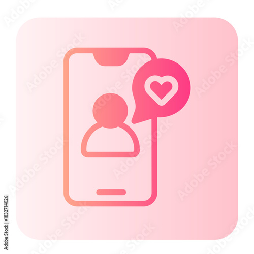 video call gradient icon