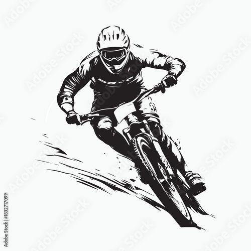mountain bike racers