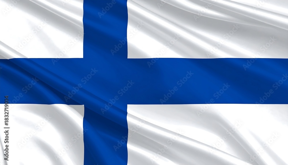 Fototapeta premium flag of Finland