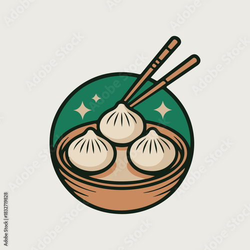 vector illustration of momo