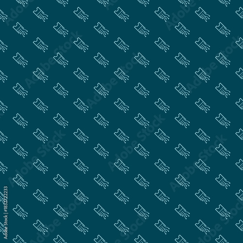 Online ticket, E ticket seamless pattern isolated on color background