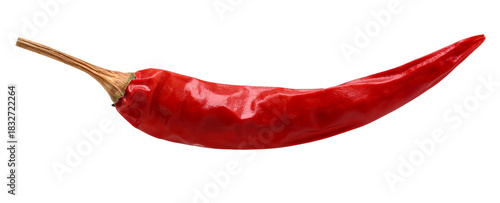 Fotografia dried red chilies isolated, transparent PNG, PNG format