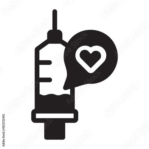 injection glyph icon