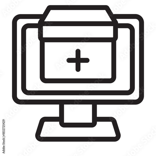 online donation line icon