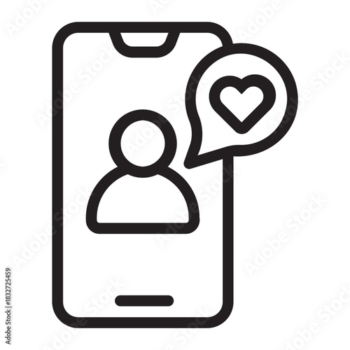 video call line icon