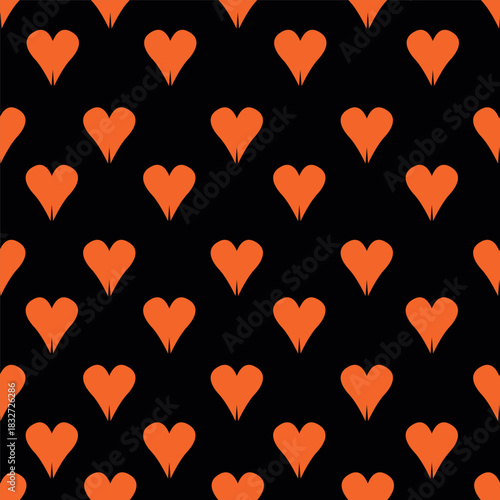 valentine day, valentine seamless pattern with hearts design for fabric, cotton, wallpaper, satin, carpet.