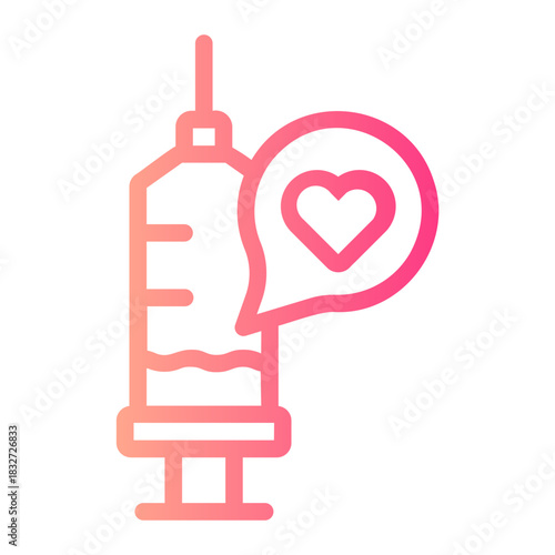 injection gradient icon