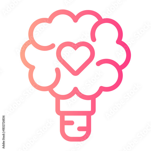 Kindness gradient icon