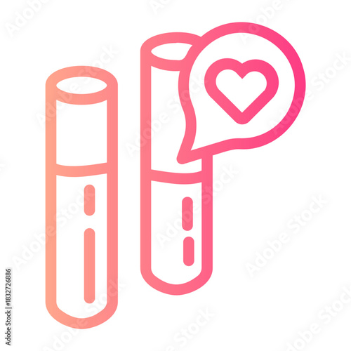 test tube gradient icon