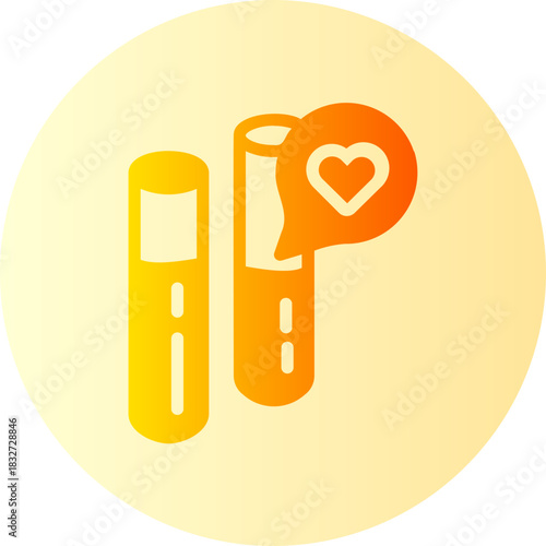 test tube gradient icon