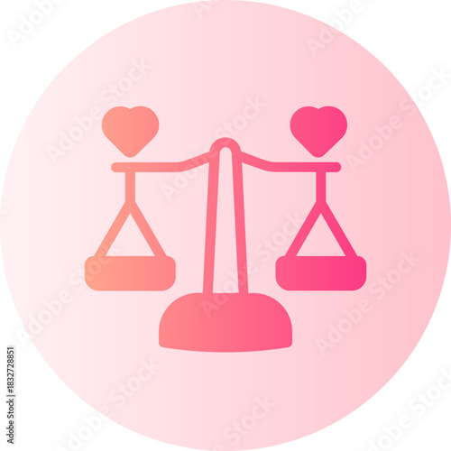 Balance gradient icon