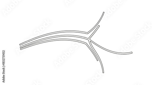 hand drawn vector illustration of a fish