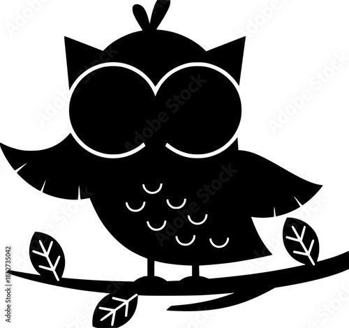 night illustration owl silhouette bird logo nature icon wildlife outline animal dark moon halloween wild blue cute sky black shape men vector graphic background