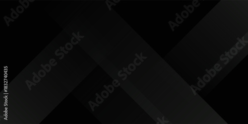Black abstract background. Elegant dark diagonal shape elements.