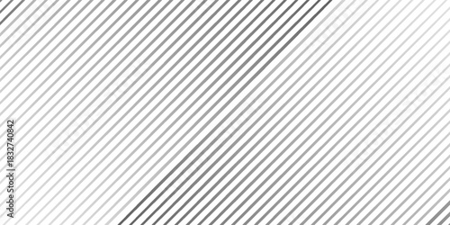 Slant line halftone gradation texture. Fading diagonal stripe gradient background. Black oblique pattern backdrop. Vanishing thin parallel line wallpaper for overlay