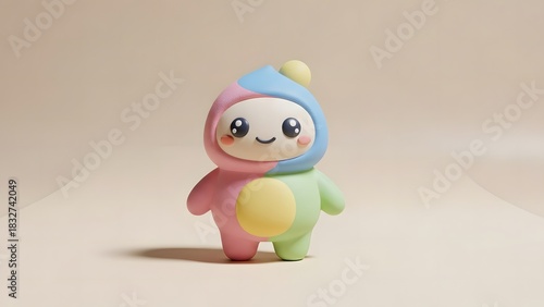 easter bunny with eggs