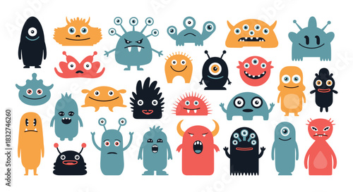 A vibrant collection of pixel art monsters and creatures for creative projects.