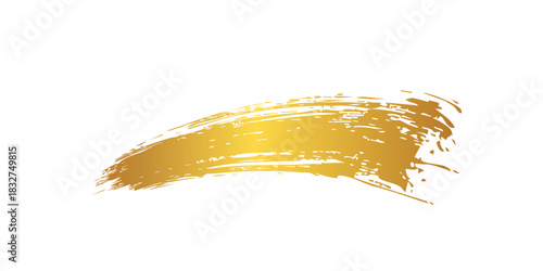 Ink Calligraphic Brush Stroke Vector, gold brush marks, gold color stain, golden brush stroke, golden texture, Set of vector sparkle golden mascara brush strokes.Luxury decor of gold  shiny foil.