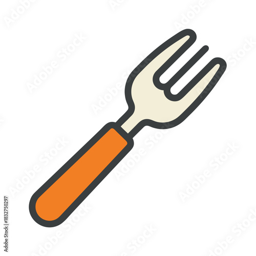 Simple blue bathtub with light grey cushions flat vector art minimalist clean sticker style 2d illustration