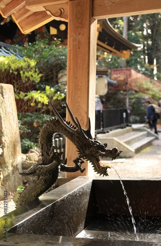 Dragon Fountain under Sunlight