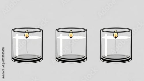 A diverse group of happy people singing christmas carols together with festive music notes and snowflakes in a winter wonderland scene