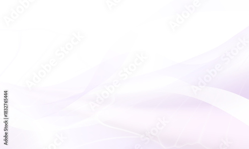 薄紫色のドレープが風にたなびいているイラスト