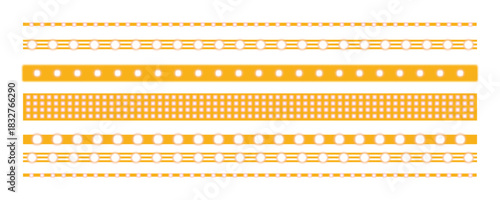 yellow led light ribbons on transparent background. A vibrant background featuring flowing yellow LED light ribbons with a transparent effect, perfect for modern and energetic designs.