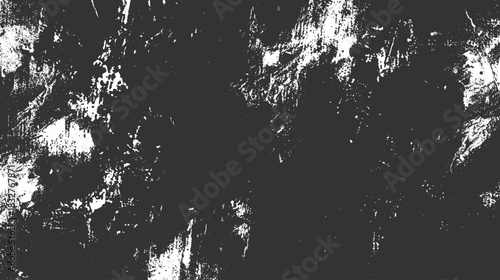 Dark gray background with white distressed textured abstract pattern grunge