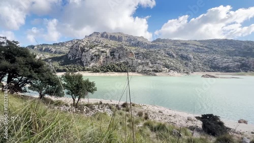 Gorg blau reservoir, located in Mallorca, supplies water to Palma. Mallorca, Spain