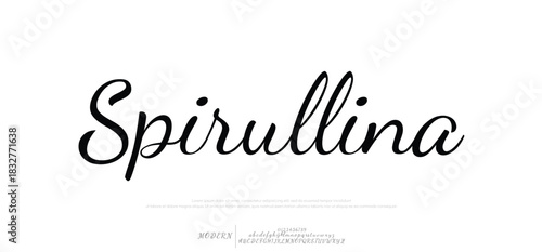 Minimal luxury font alphabet logo. Typography beauty fashion elegant minimalist serif italic fonts decorative wedding vintage retro logos. vector illustration