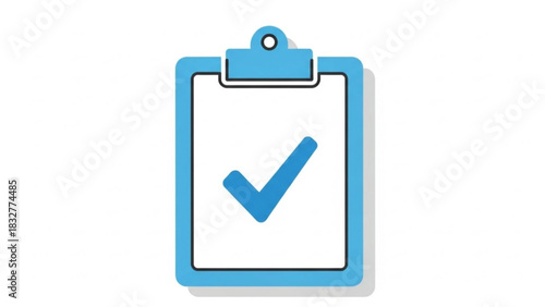 Checklist clipboard task management done complete approved vector illustration graphic design element