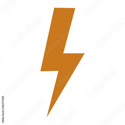 A golden lightning bolt symbol against a backdrop, representing energy and power