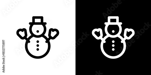 雪だるまのアイコン