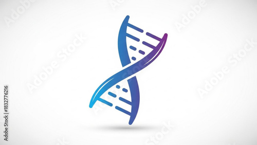 Dna structure illustration genetics research science biology molecule helix gene medical 3d rendering