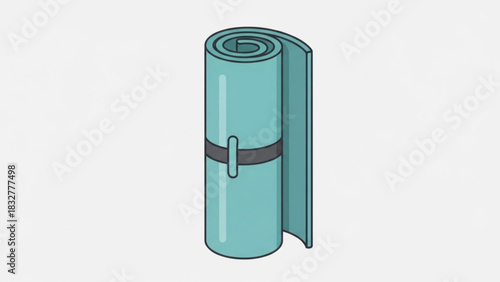 Find your perfect yoga mat rolled up for fitness and exercise pilates equipment for home or studio use