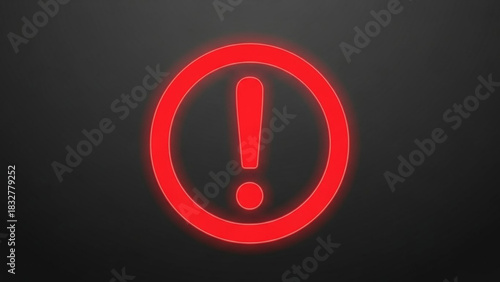 Red exclamation point icon vector image for error warning alert and attention sign symbol illustration design