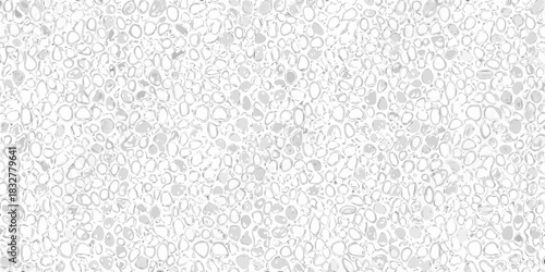 Abstract white and gray pebble stone texture background pattern