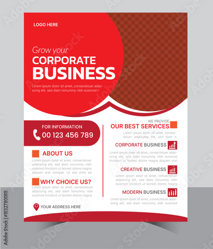 creative business flyer and poster vector template design	
corporate  business flyer and poster vector template design	
