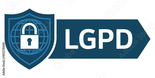LGPD logo represents data protection and privacy regulations.