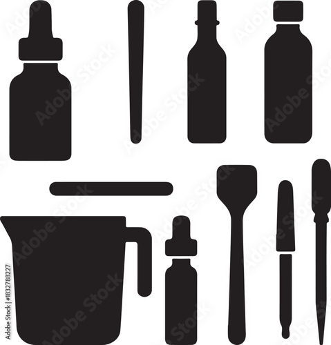 Candle Wick Kit Silhouette Set.eps