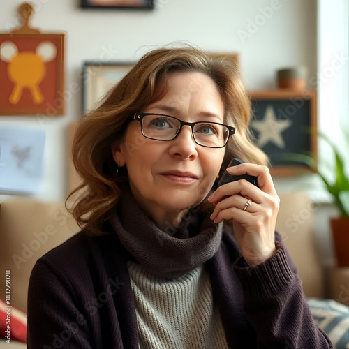 A mature man reflects on his life.