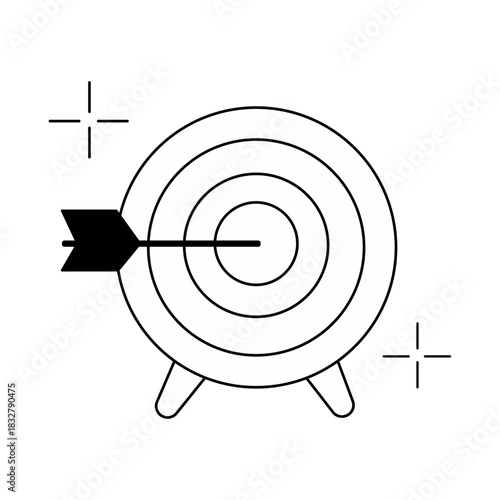 Target icon. Vector icon design