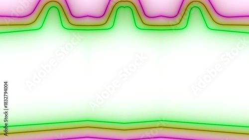 Abstract Neon Waves: A Vibrant Digital Artwork