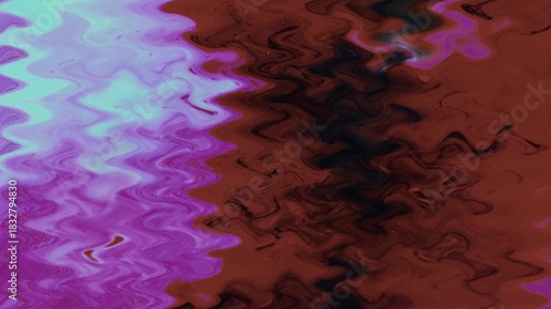 Abstract Glitch Art in Vivid Hues