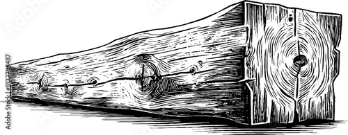 Hand drawn engraving of ancient timber roof design for decorative architecture