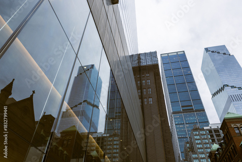 Modern City Architecture. Manhattan, NYC 