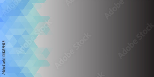 White and gray background. Geometric style. Mesh of triangles. Mosaic template for your design.